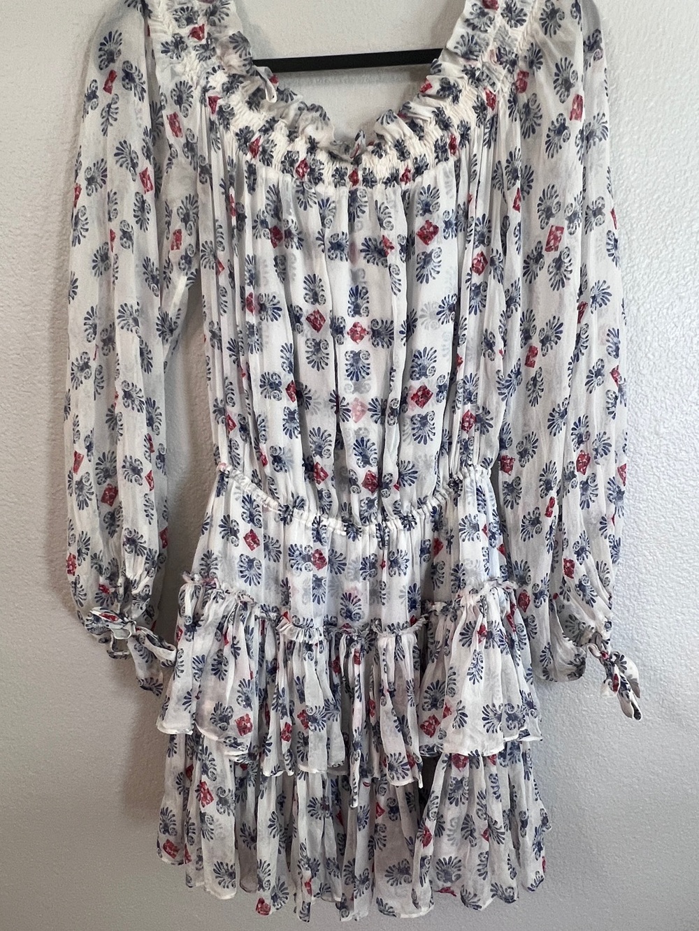 Caroline Constas Lou Off the Shoulder Mini Dress - Picture 9 of 11